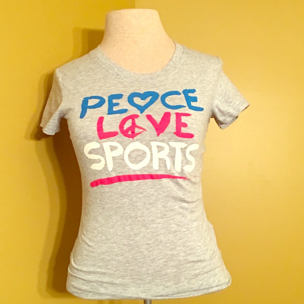 CHAMPION DUO DRY PEACE, LOVE SPORTS TEE
